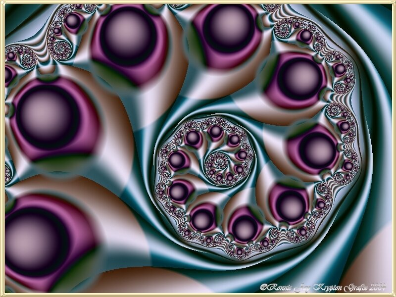 Purple and Teal Fractal