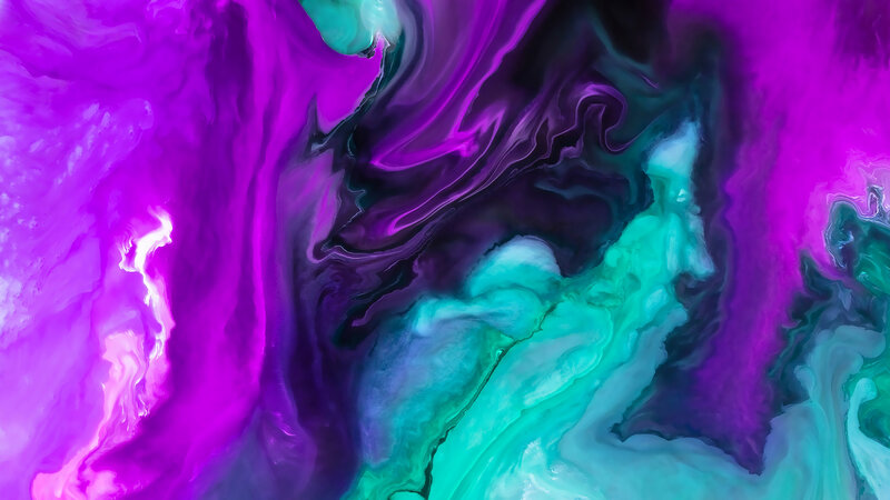 Purple and Teal Swirls
