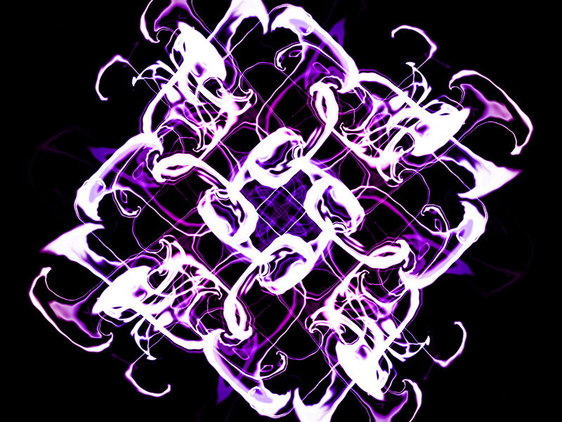 purple and white abstract swirls