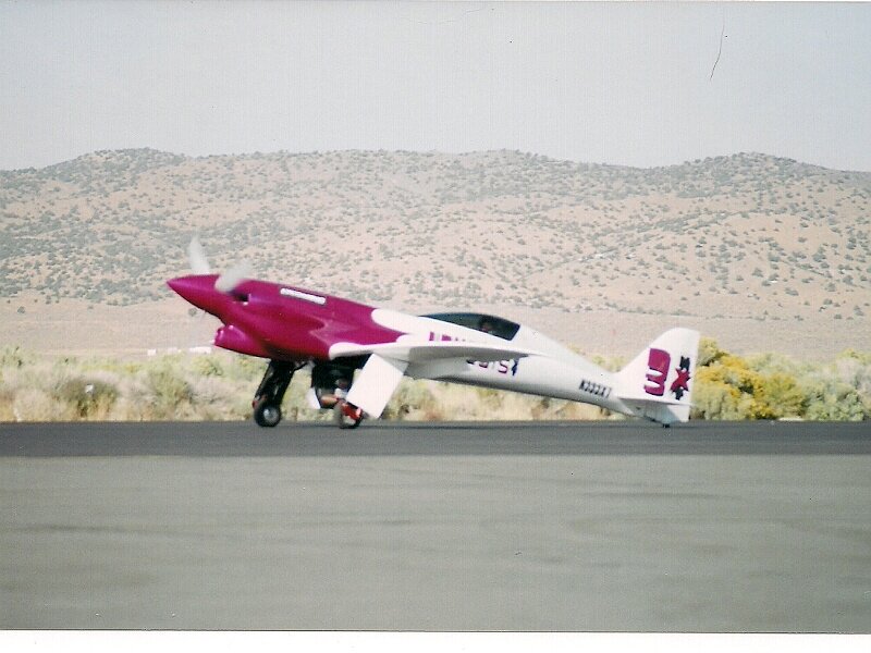 Purple and White Airplane