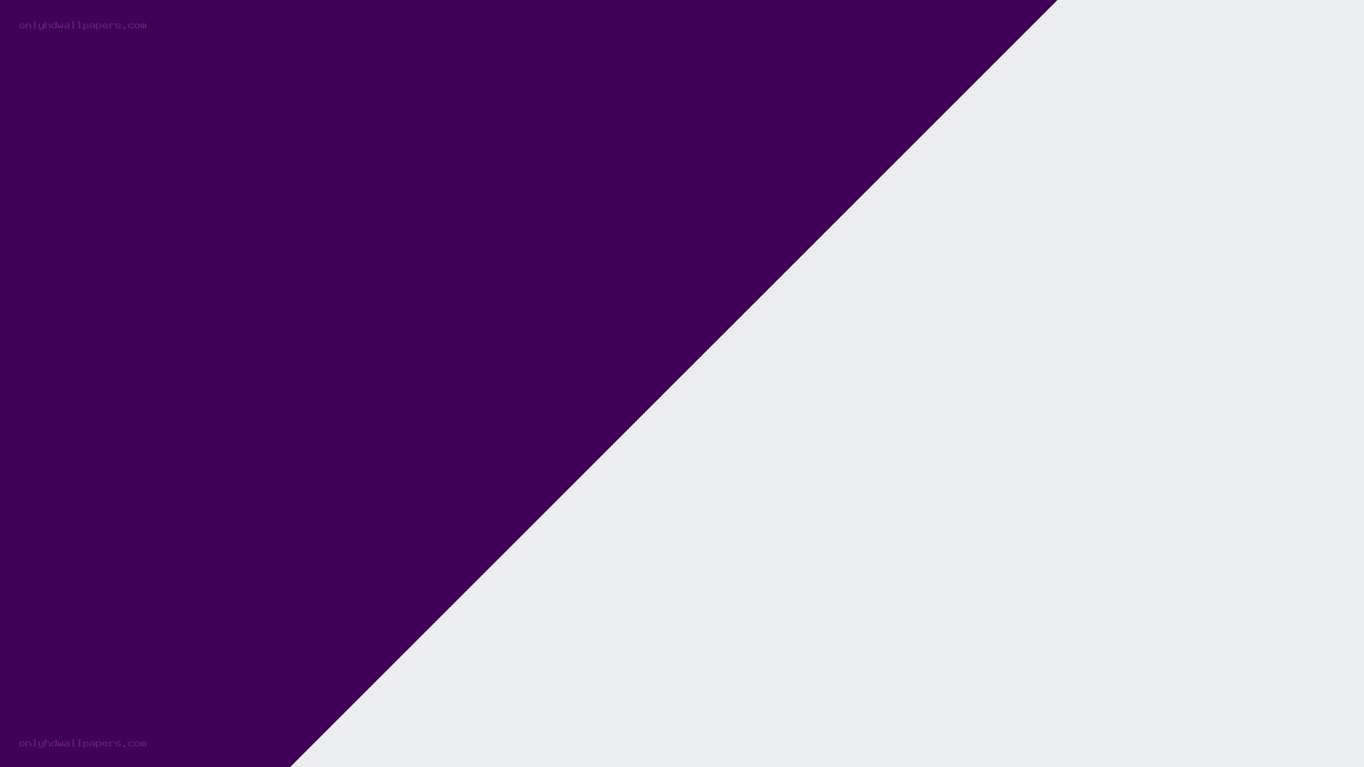 purple and white diagonal split