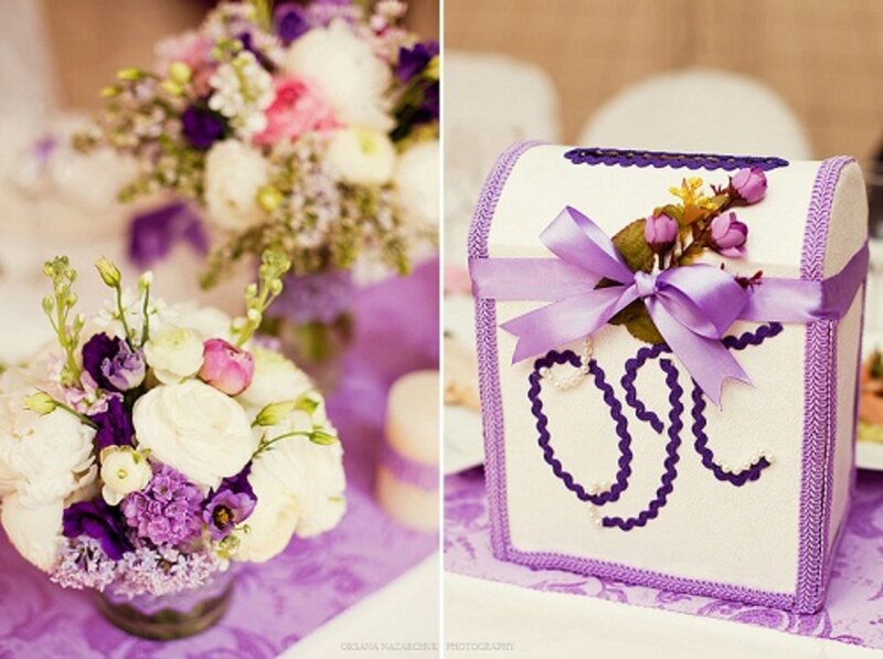 Purple and White Floral Arrangement