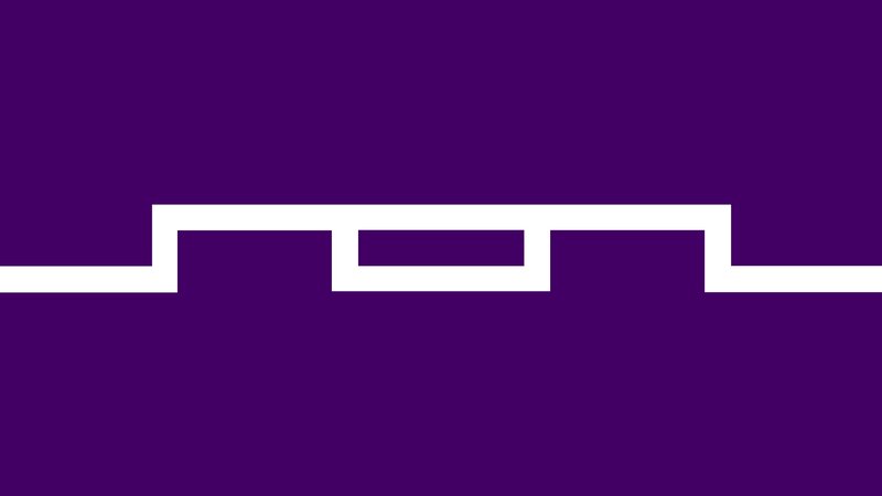 purple and white geometric pattern