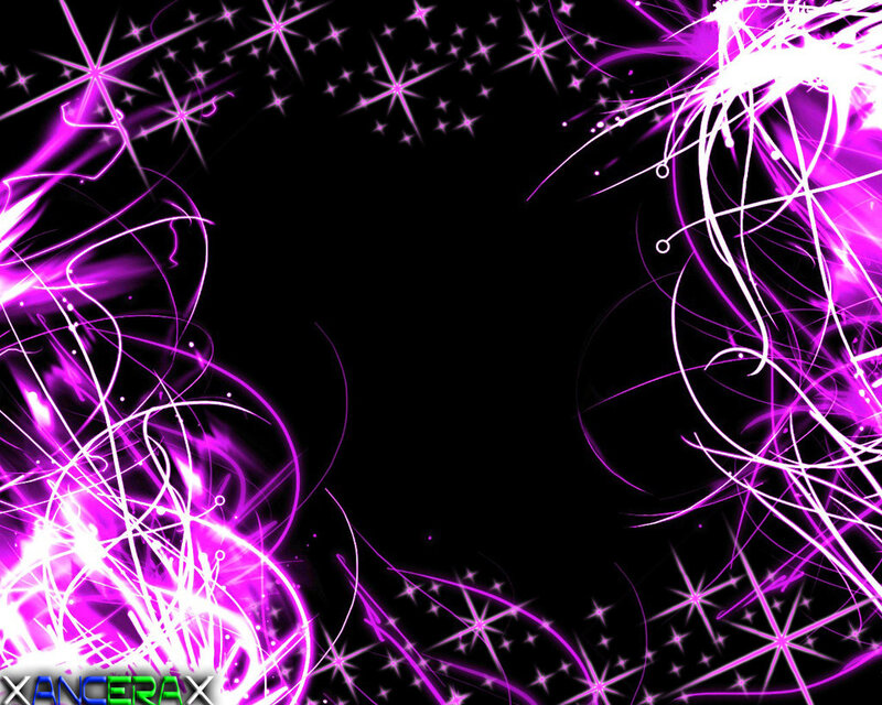 Purple and White Light Streaks