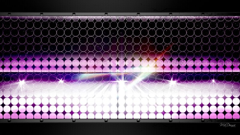 Purple and White Lights