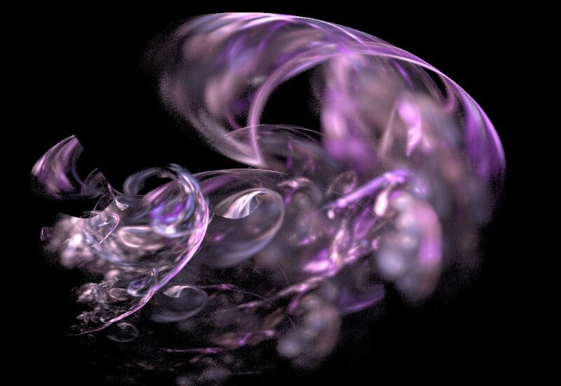 Purple and White Smoke