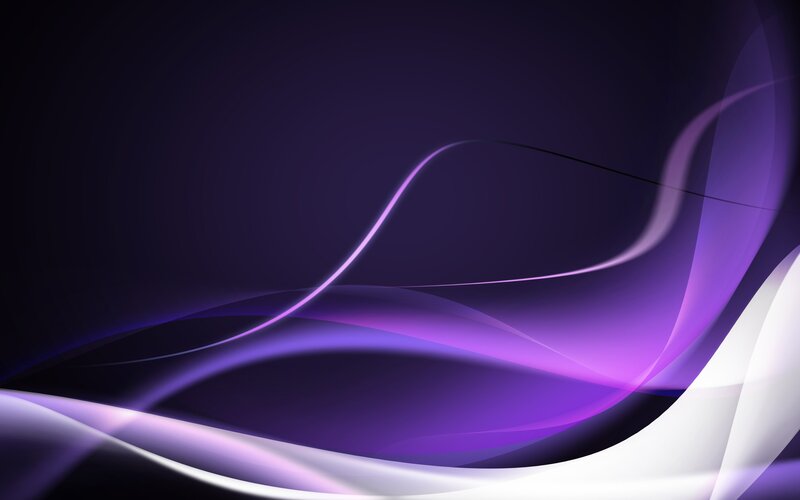 Purple and White Waves — Calm