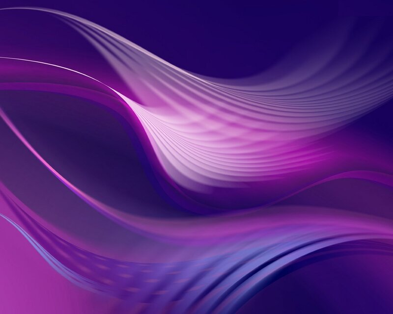 Purple and White Waves — Serene, Abstract