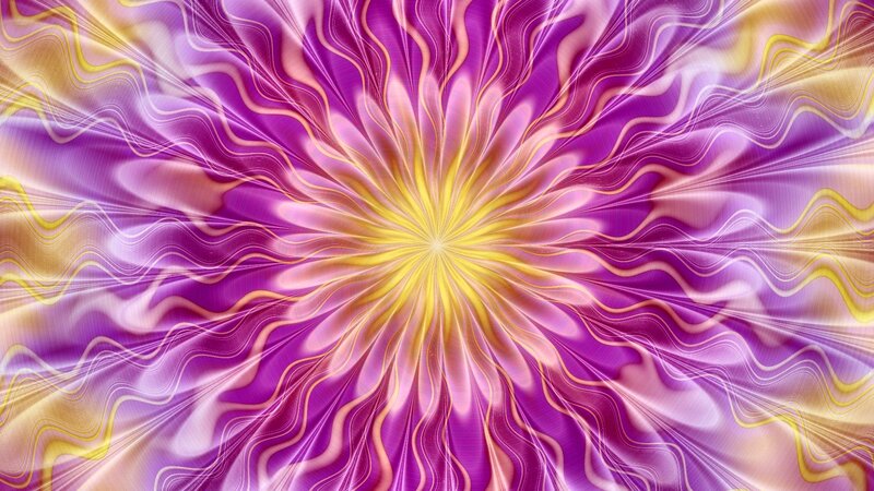 Purple and Yellow Fractal — Hypnotic