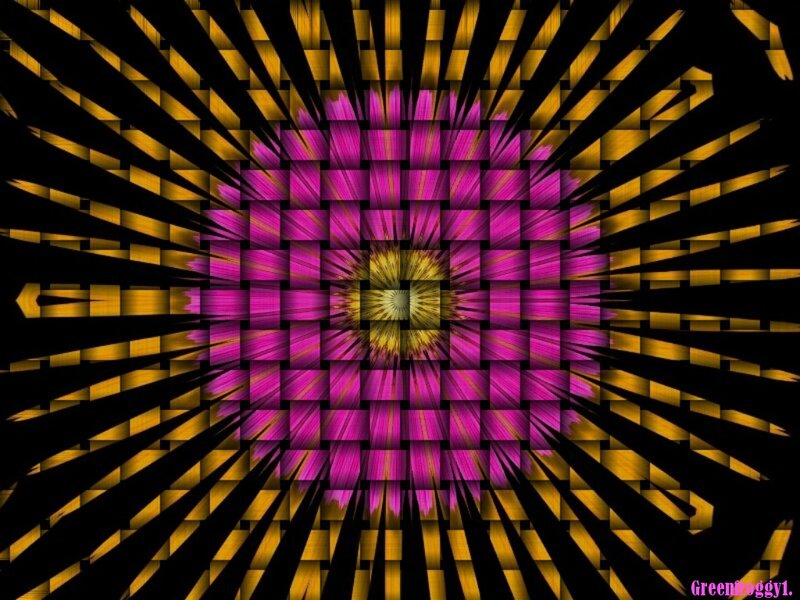 Purple and Yellow Fractal