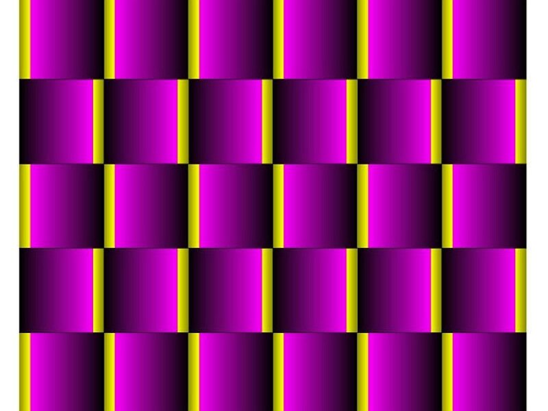 Purple and Yellow Grid Pattern — Calm