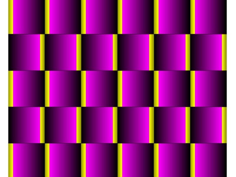 Purple and Yellow Grid