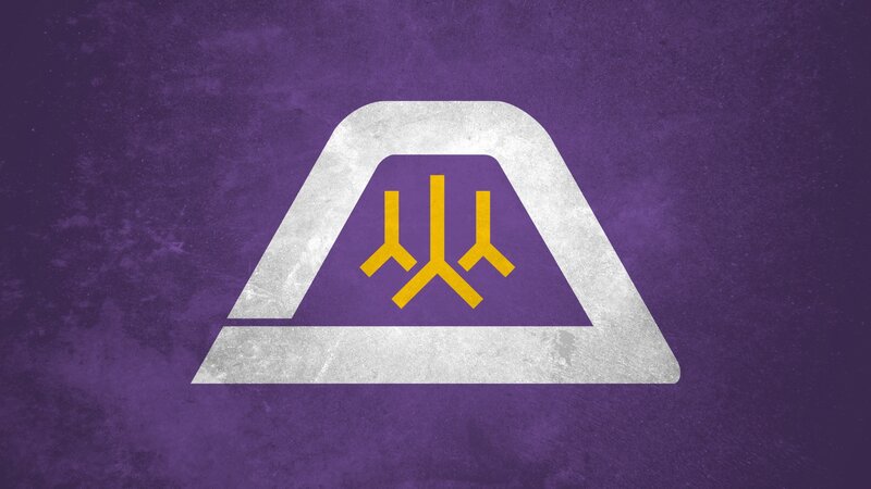 Purple and Yellow Logo