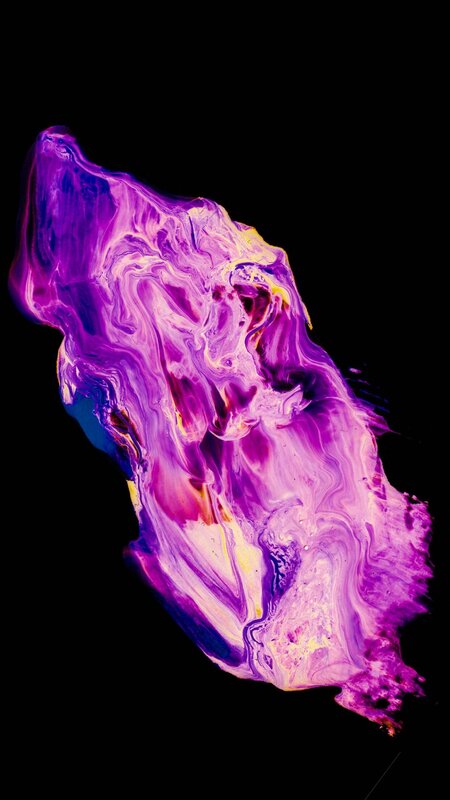 Purple and Yellow Swirl