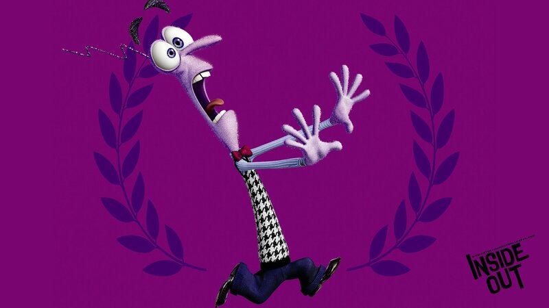 Purple Anxiety Character — Animated