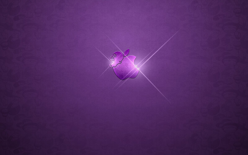Purple Apple Logo