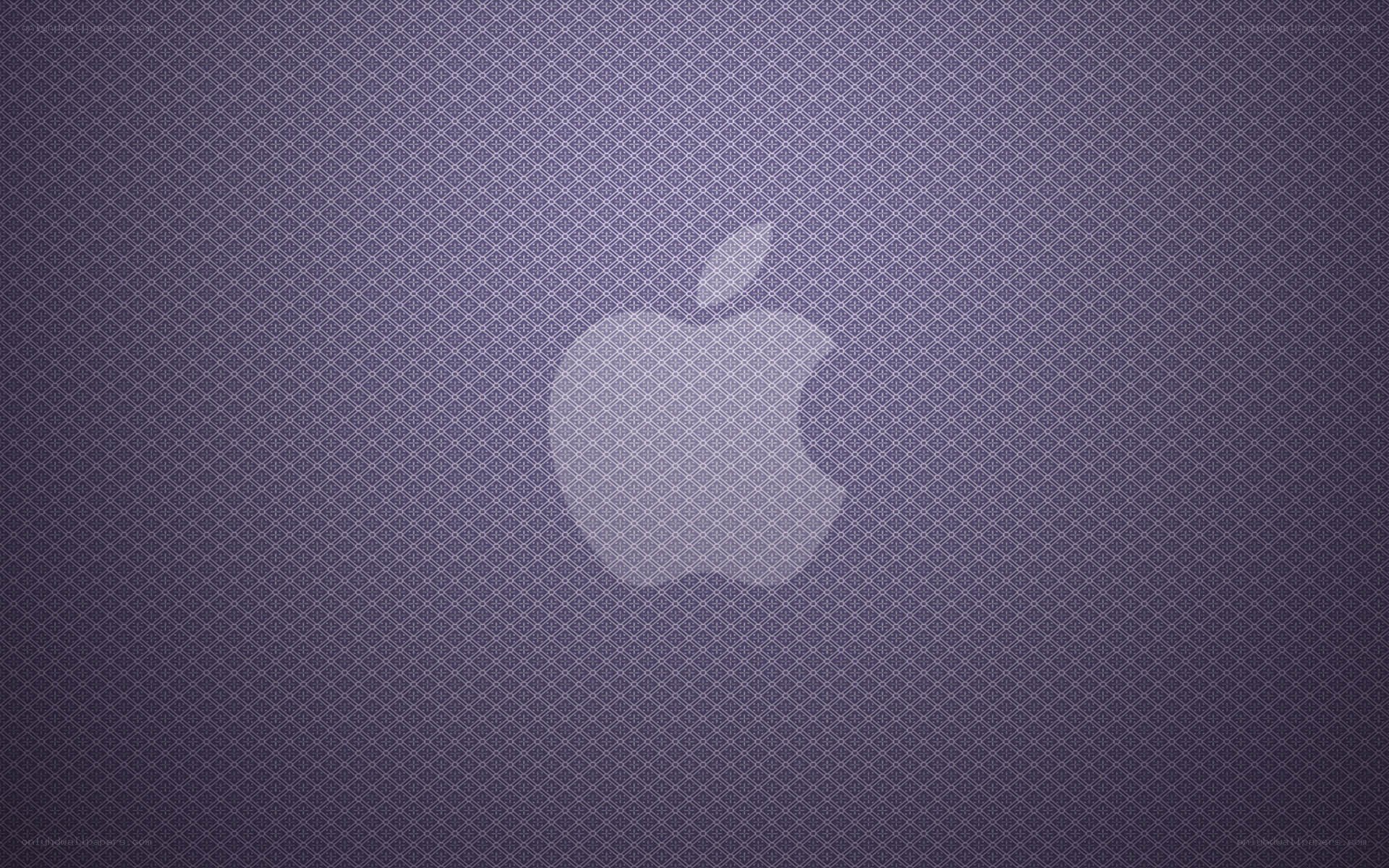 purple apple logo wallpaper