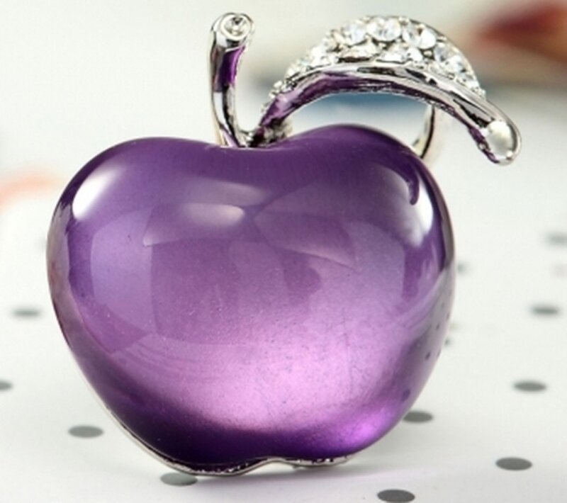 Purple Apple Pendant