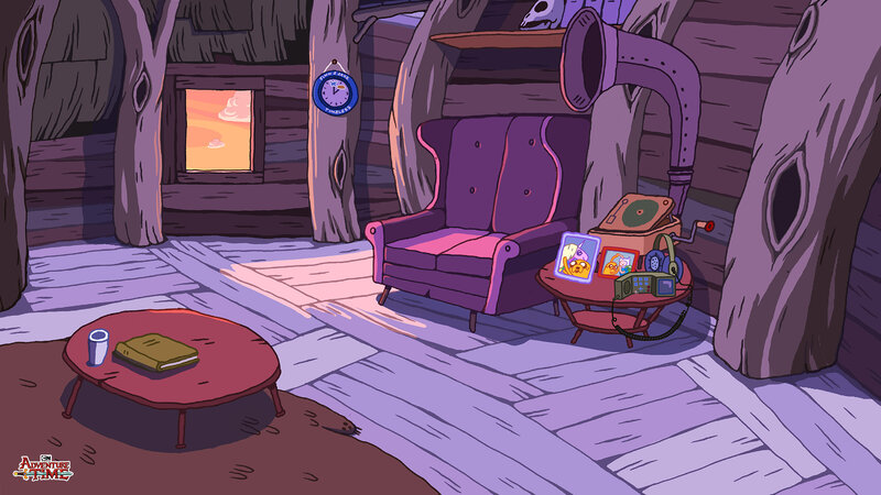 Purple Armchair in Cabin