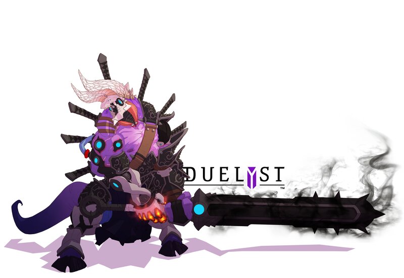 Purple Armored Character