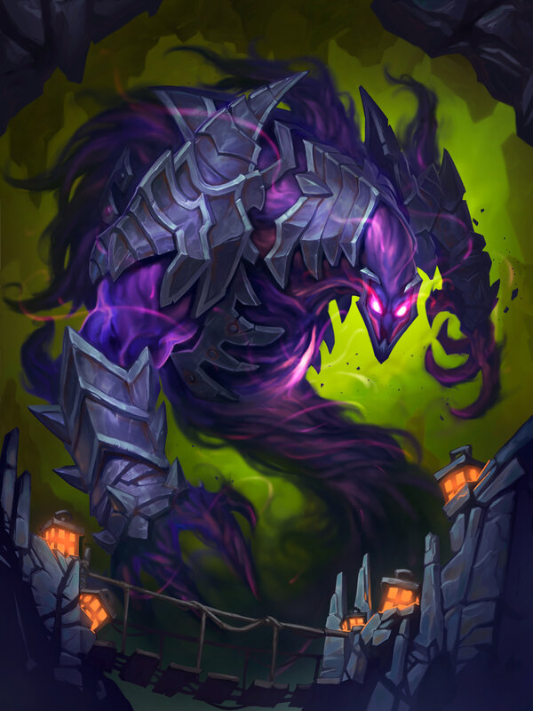 Purple Armored Demon — Dark, Menacing