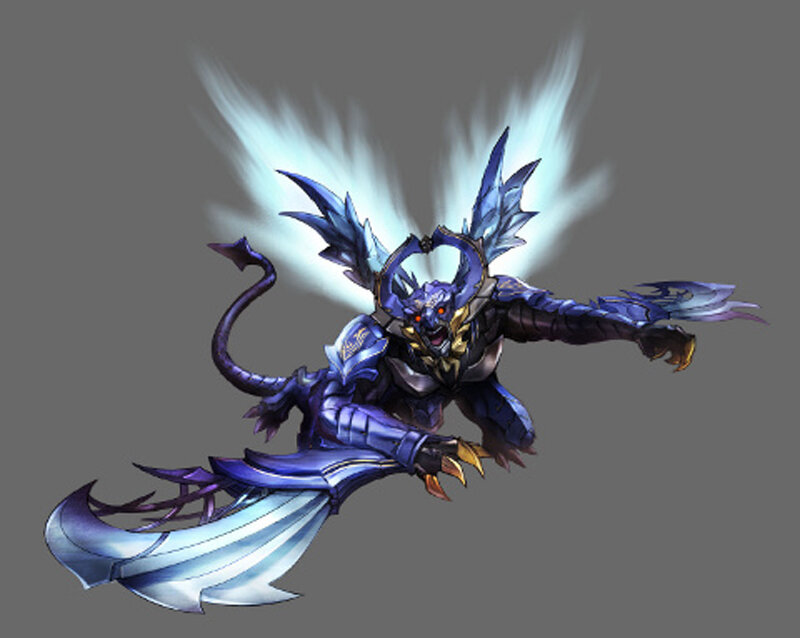 Purple Armored Demon