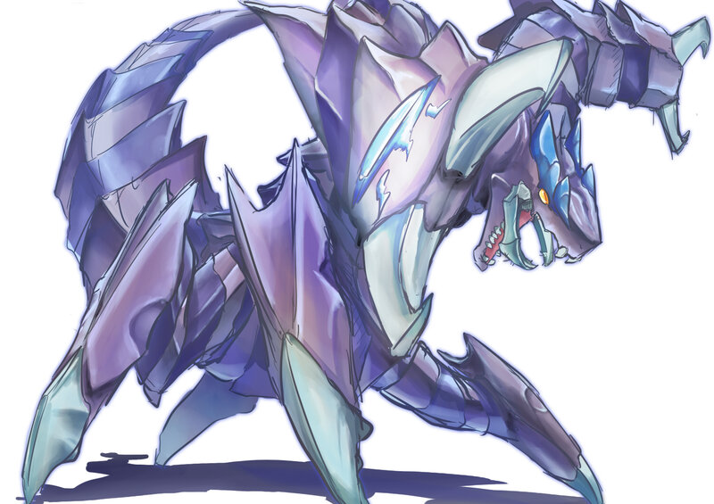 Purple Armored Dragon