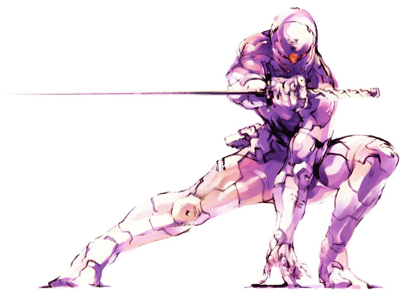 Purple Armored Warrior — Dramatic, Digital Art, Sword, Armor
