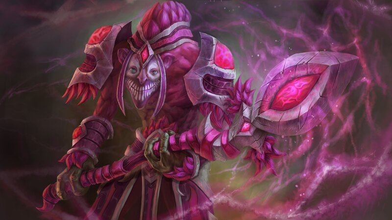 Purple Armored Warrior — Dramatic, Digital Art