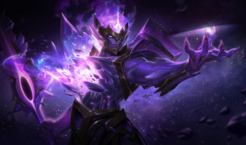 Purple Armored Warrior — Dramatic, Night
