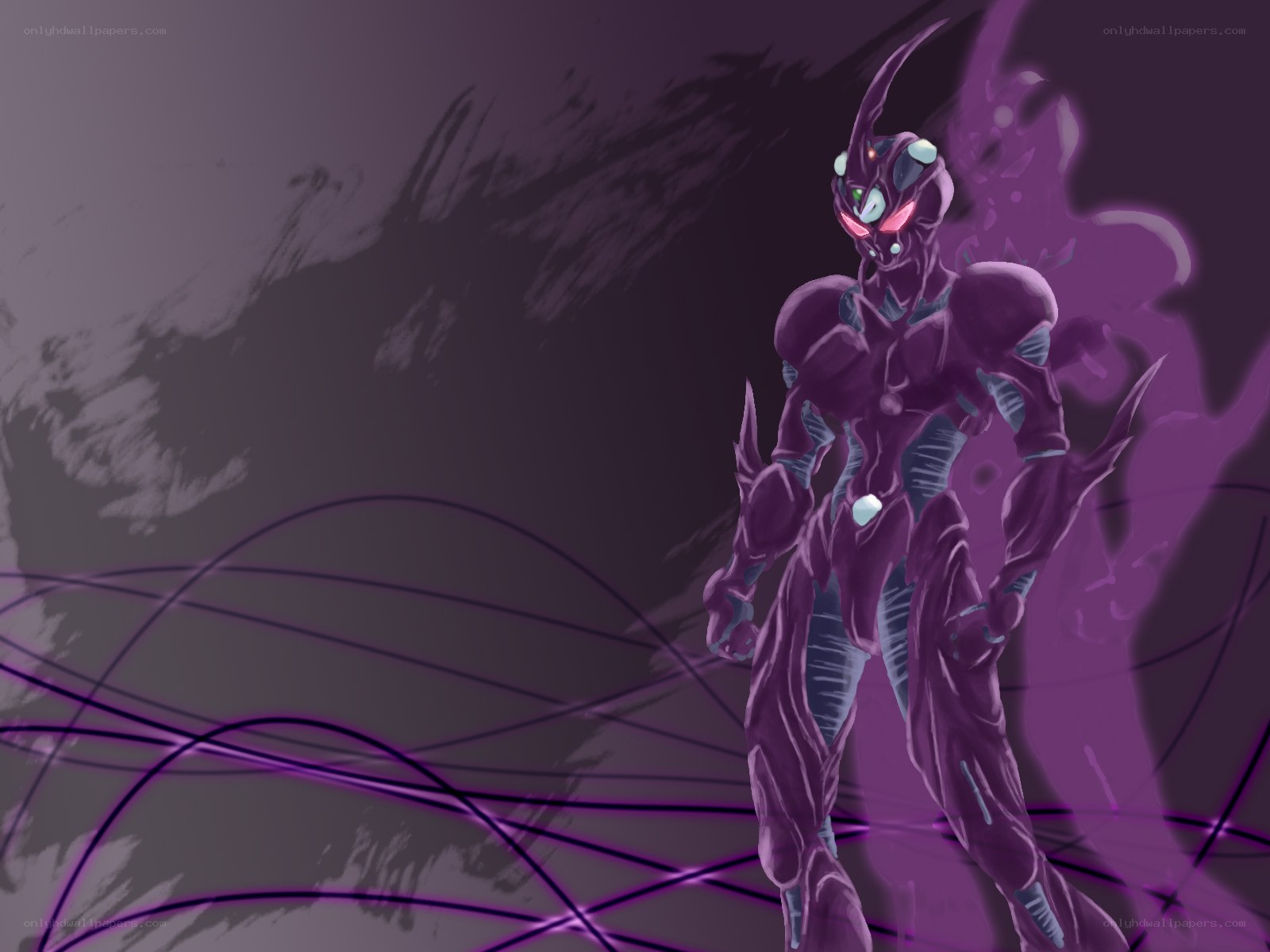 purple armored warrior