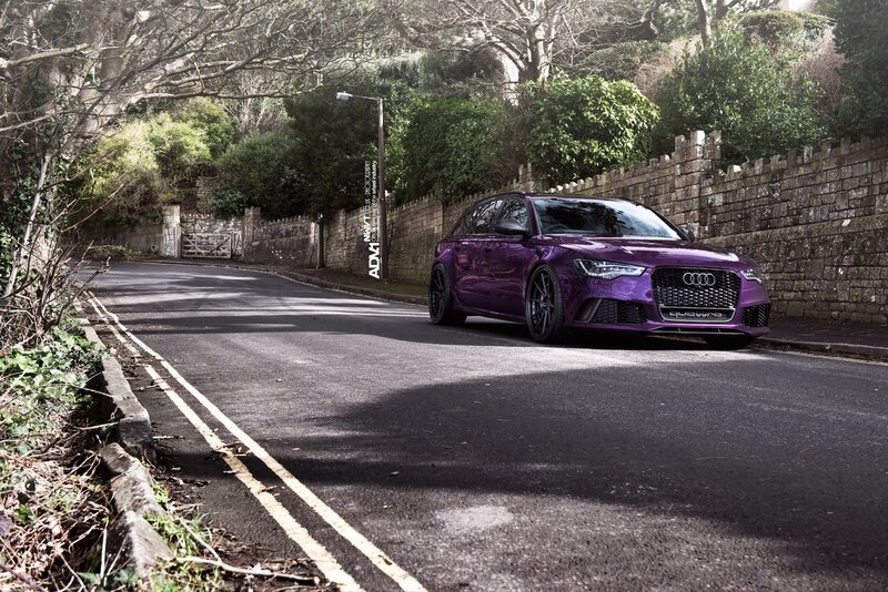 Purple Audi RS6 Car