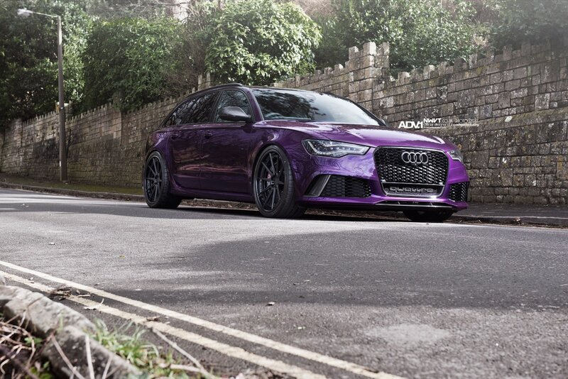 Purple Audi Rs6
