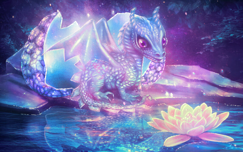 Purple Baby Dragon