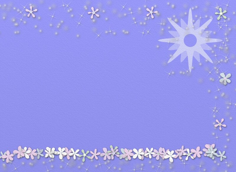 Purple Background with Flowers — Calm