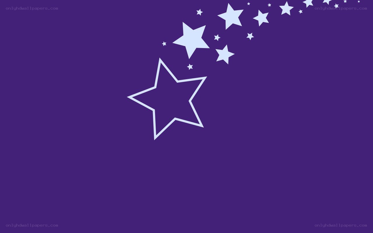 purple background with white stars