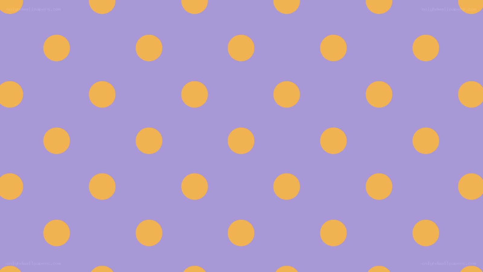 purple background with yellow polka dots