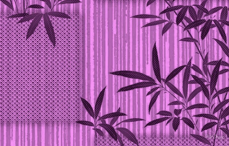 purple bamboo pattern design