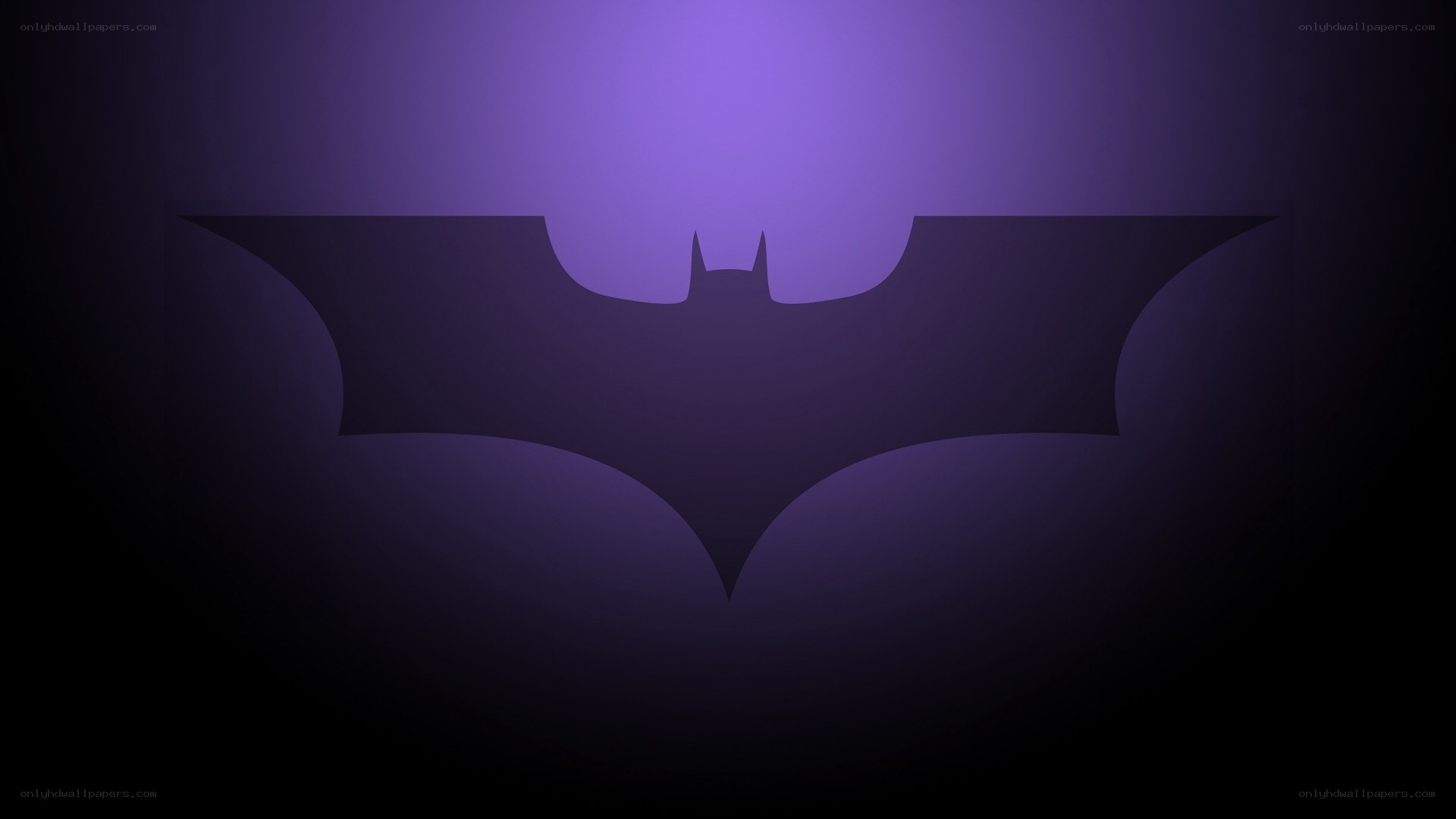 purple bat symbol background