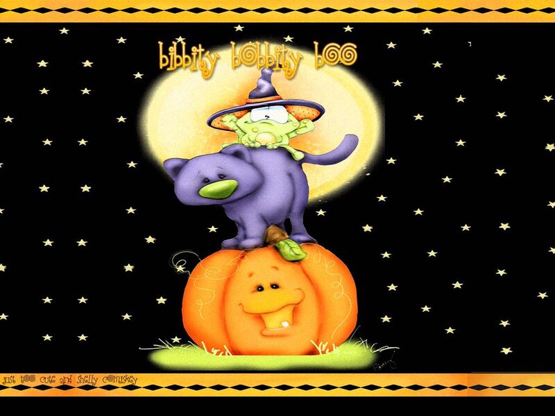 Purple Bear with Pumpkin