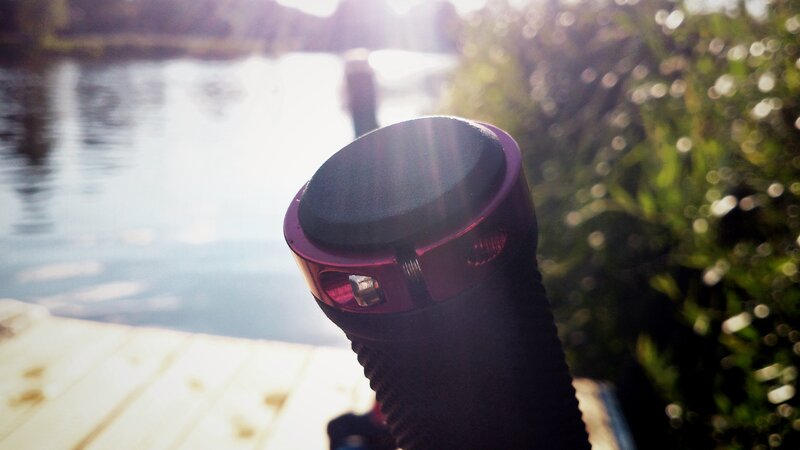 Purple Bike Handlebar