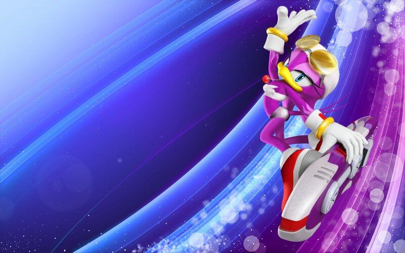Purple Bird Character