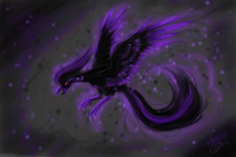 Purple Bird-like Creature