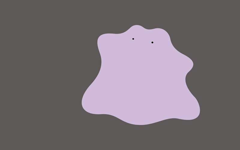 purple blob character