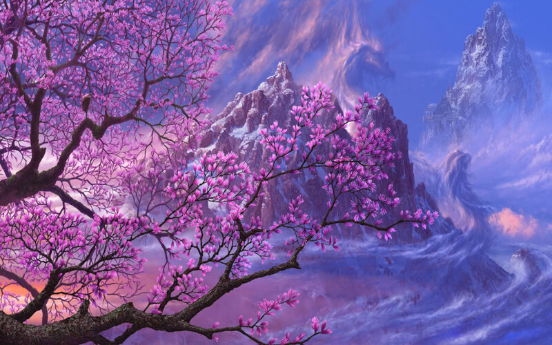 Purple-blossomed Tree — Purple