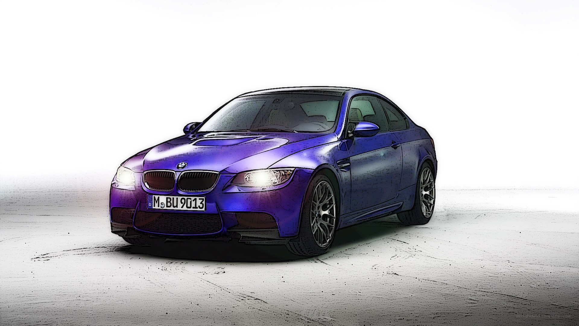 purple bmw m3 coupe