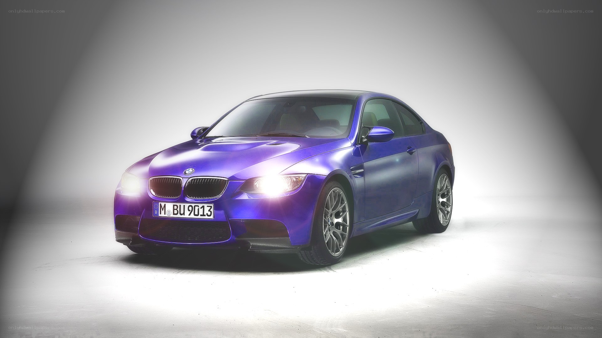 Purple BMW M3 Coupe