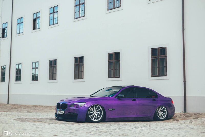 Purple BMW Sedan — Calm