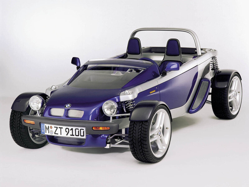 Purple BMW Z11 concept car