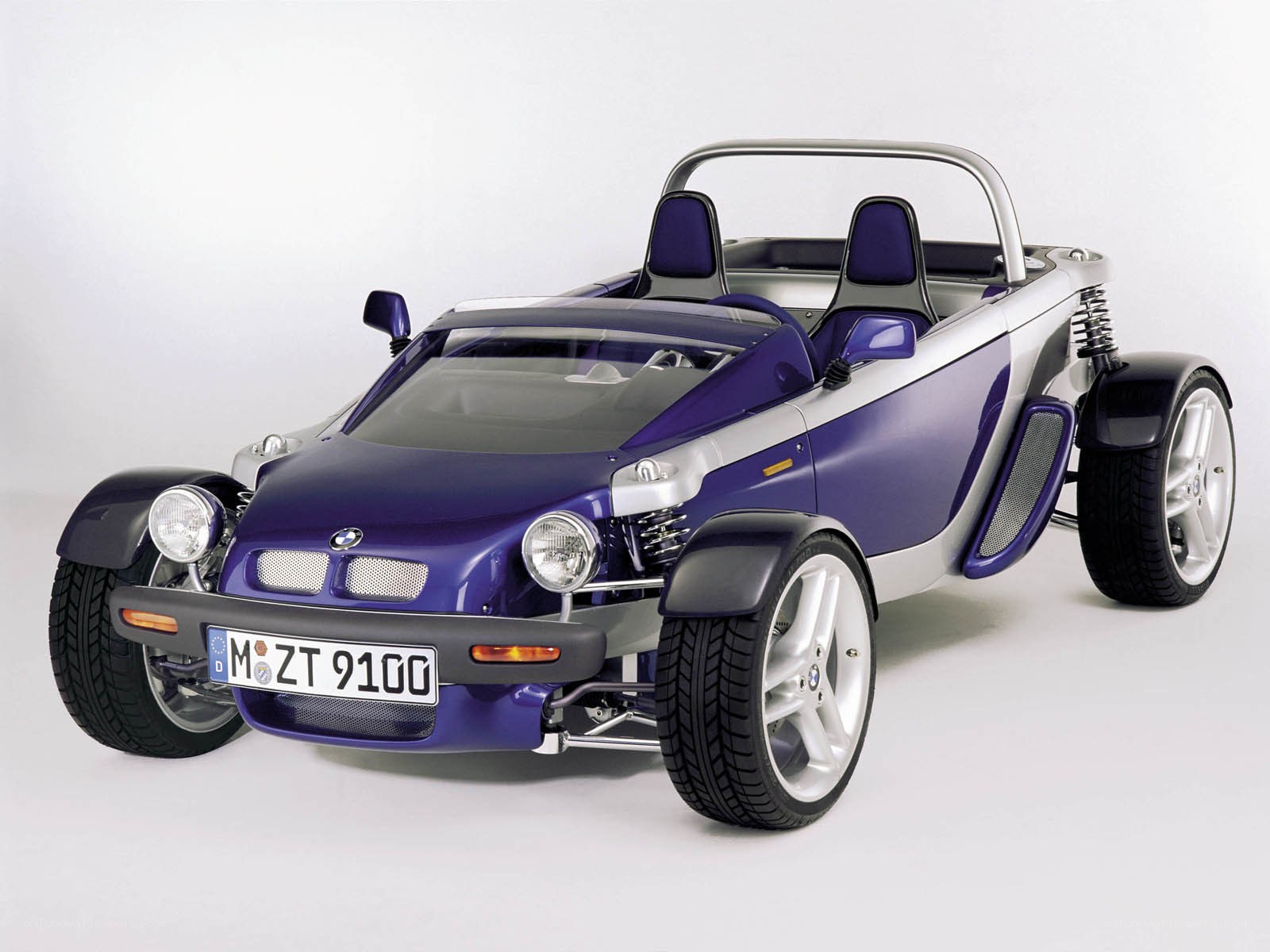 Purple BMW Z11 concept car